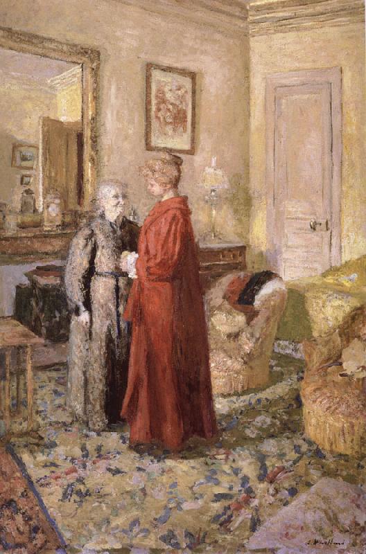 Edouard Vuillard Vial and his wife Annette oil painting image